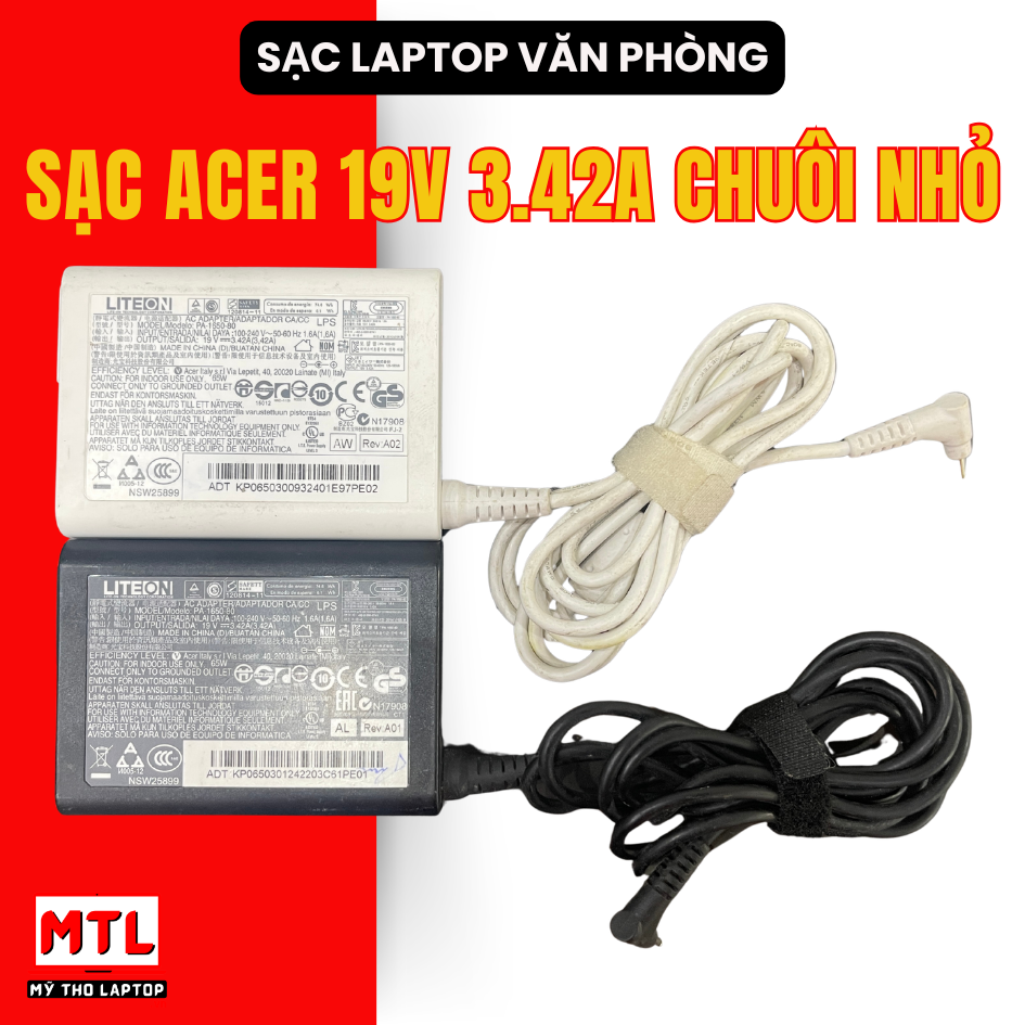 Sạc Acer 19V 3.42A chuôi nhỏ