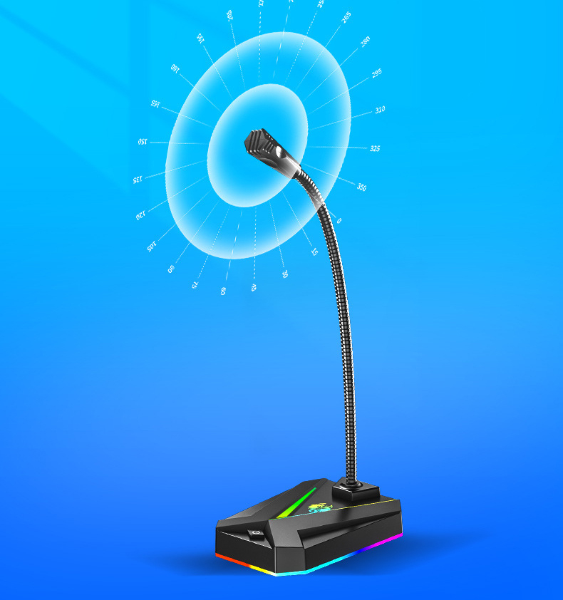 Micro SADA MK10 Jack USB Có LED Thu Âm 360° Lọc Tiếng Ồn