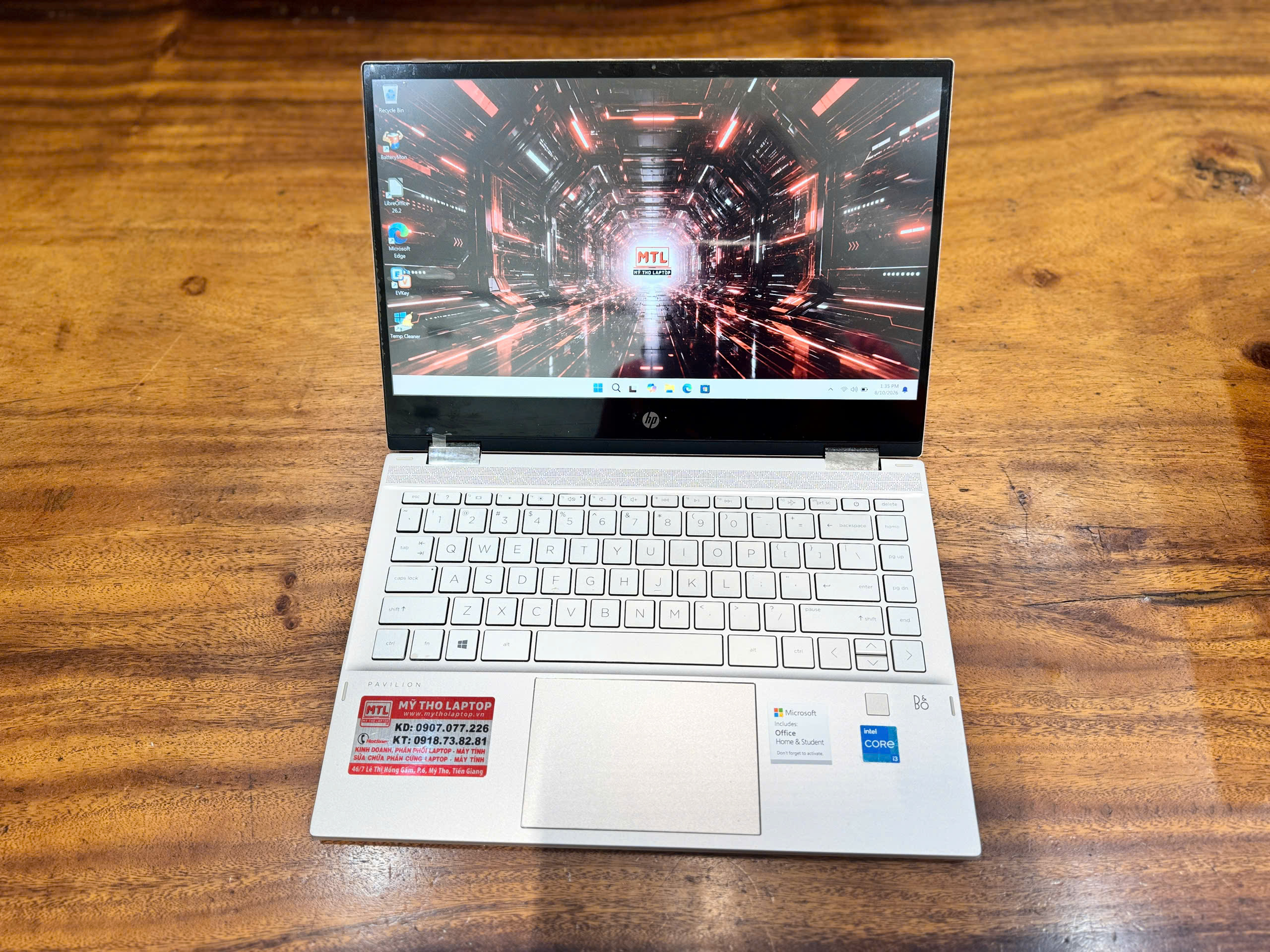 HP Pavilion x360 14-dw1016TU | Core i3 1115G4 | Ram 8GB | SSD 256GB | 14 FHD Touch
