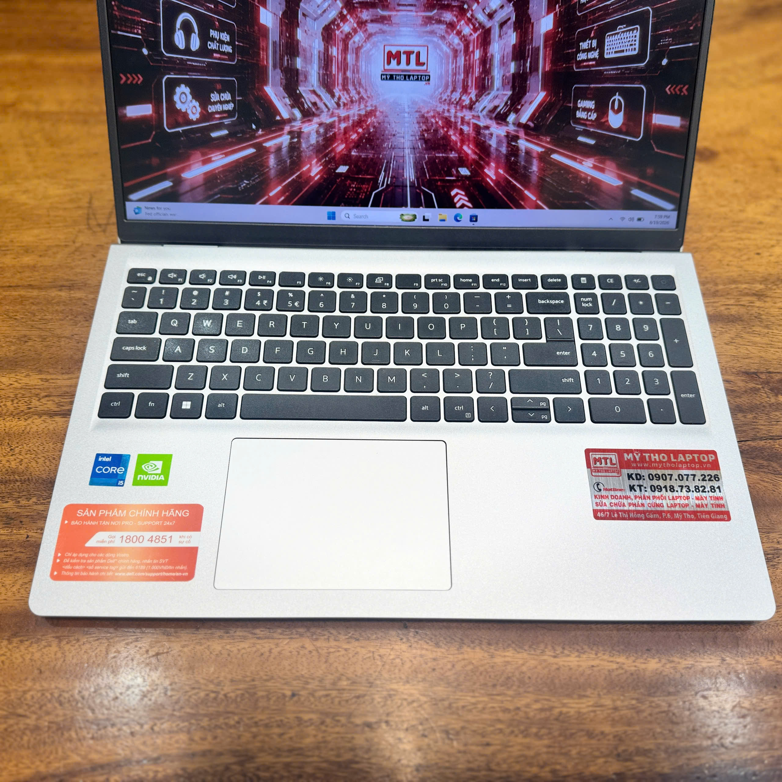Dell Inspiron 15 3511 White | Core i5 1135G7 | Ram 8GB | SSD 256GB | Nvidia GeForce MX350 | 15.6 FHD - Ảnh 5