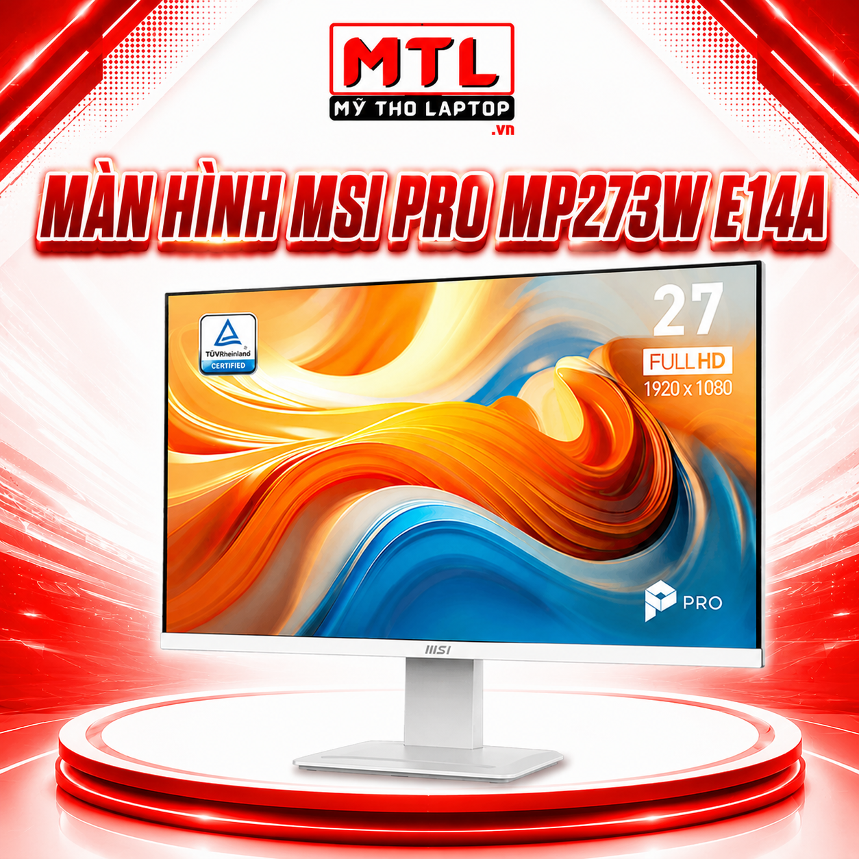 Màn hình MSI PRO MP273W E14A 27 inch IPS FHD 144Hz 1ms