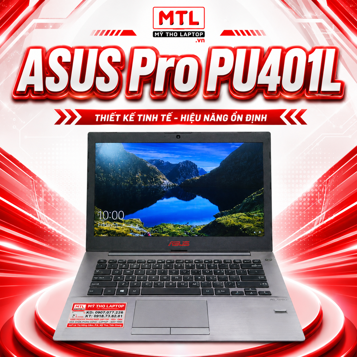ASUS Pro PU401L | Core i5 4210U | Ram 8GB | SSD 128GB | 14 HD