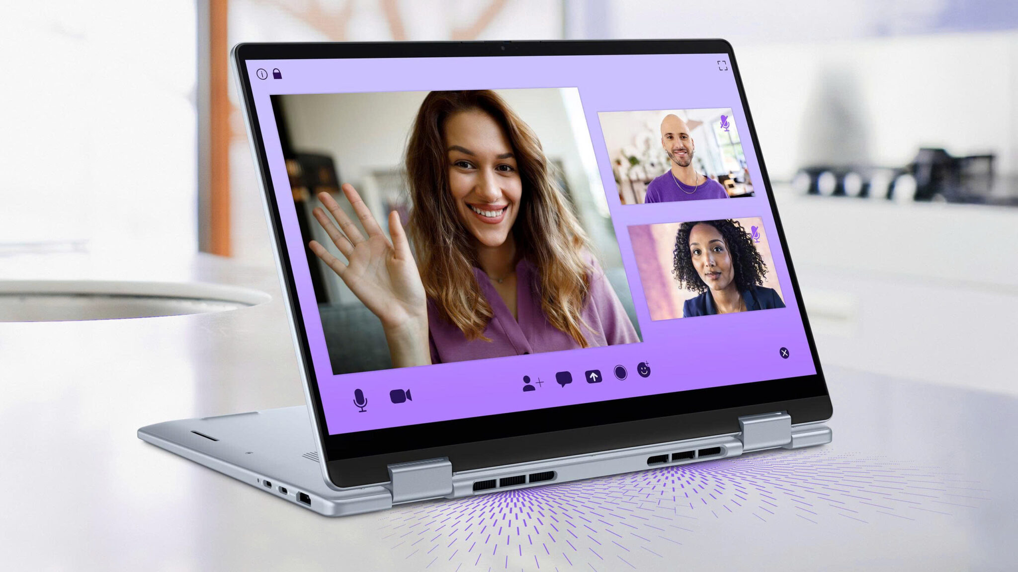 Dell 14 Plus 2 in 1 DB04250 | Core Ultra 7 256V | Ram 16GB | SSD 1TB | 14" FHD+ Touch | Ice Blue - Ảnh 4
