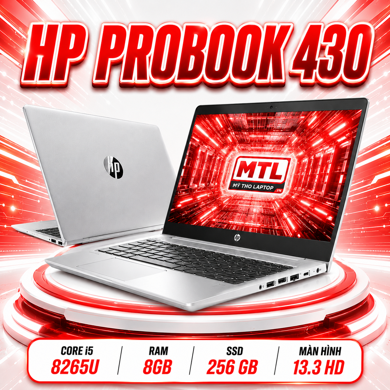 HP ProBook 430 G6 | Core i5 8265U | Ram 8GB | SSD 256 GB | 13.3 HD