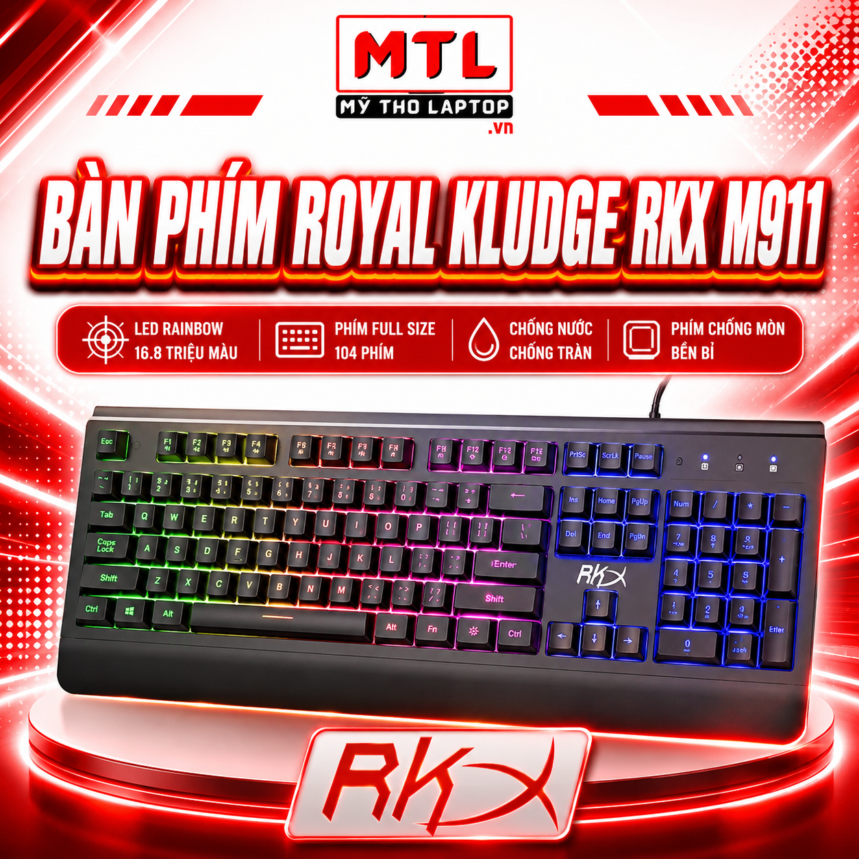Bàn phím giả cơ Royal Kludge RKX M911