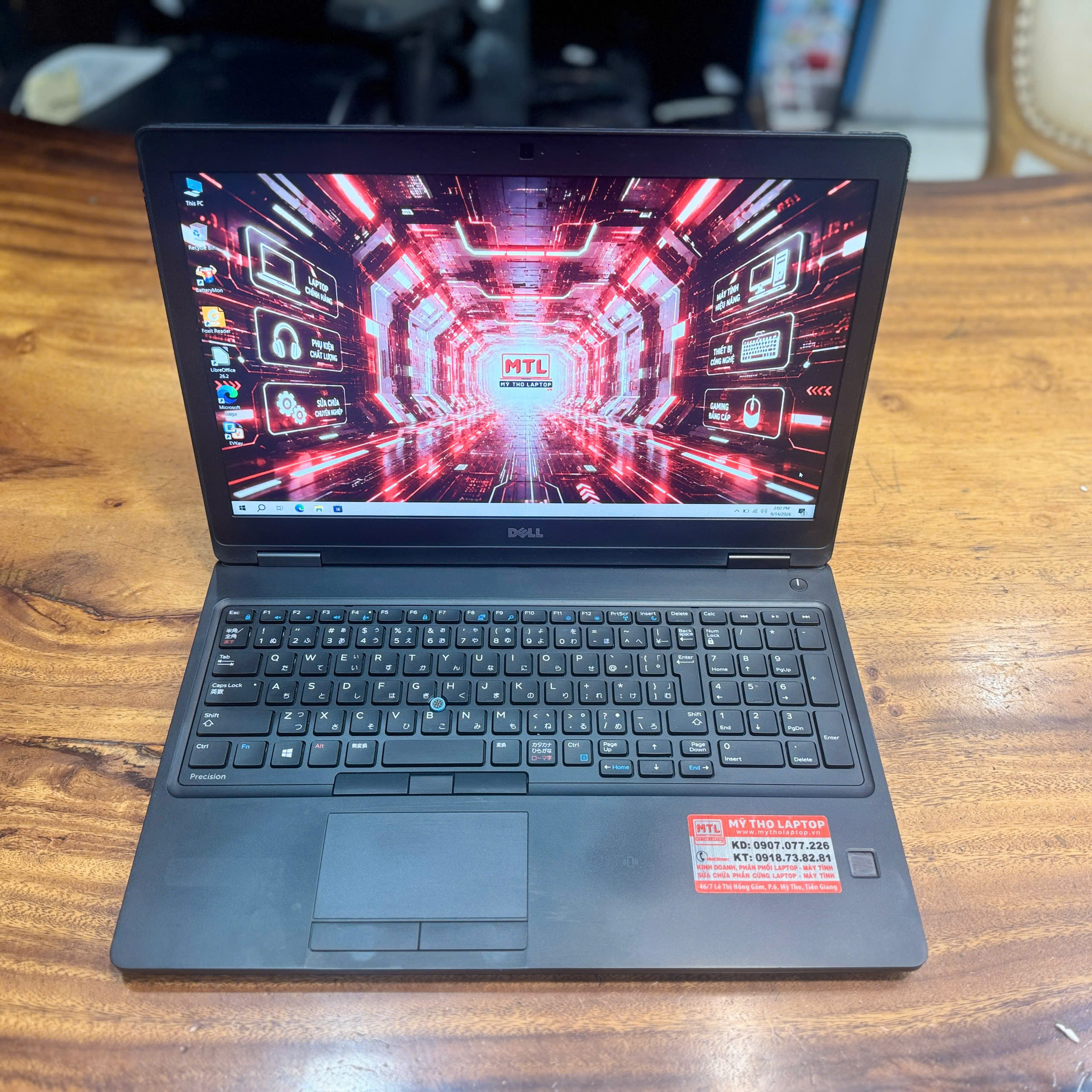 Dell Precision 3520 | Core i7 7700HQ | Ram 8GB | SSD 256GB | Nvidia Quadro M620 2GB | 15.6 FHD - Ảnh 10