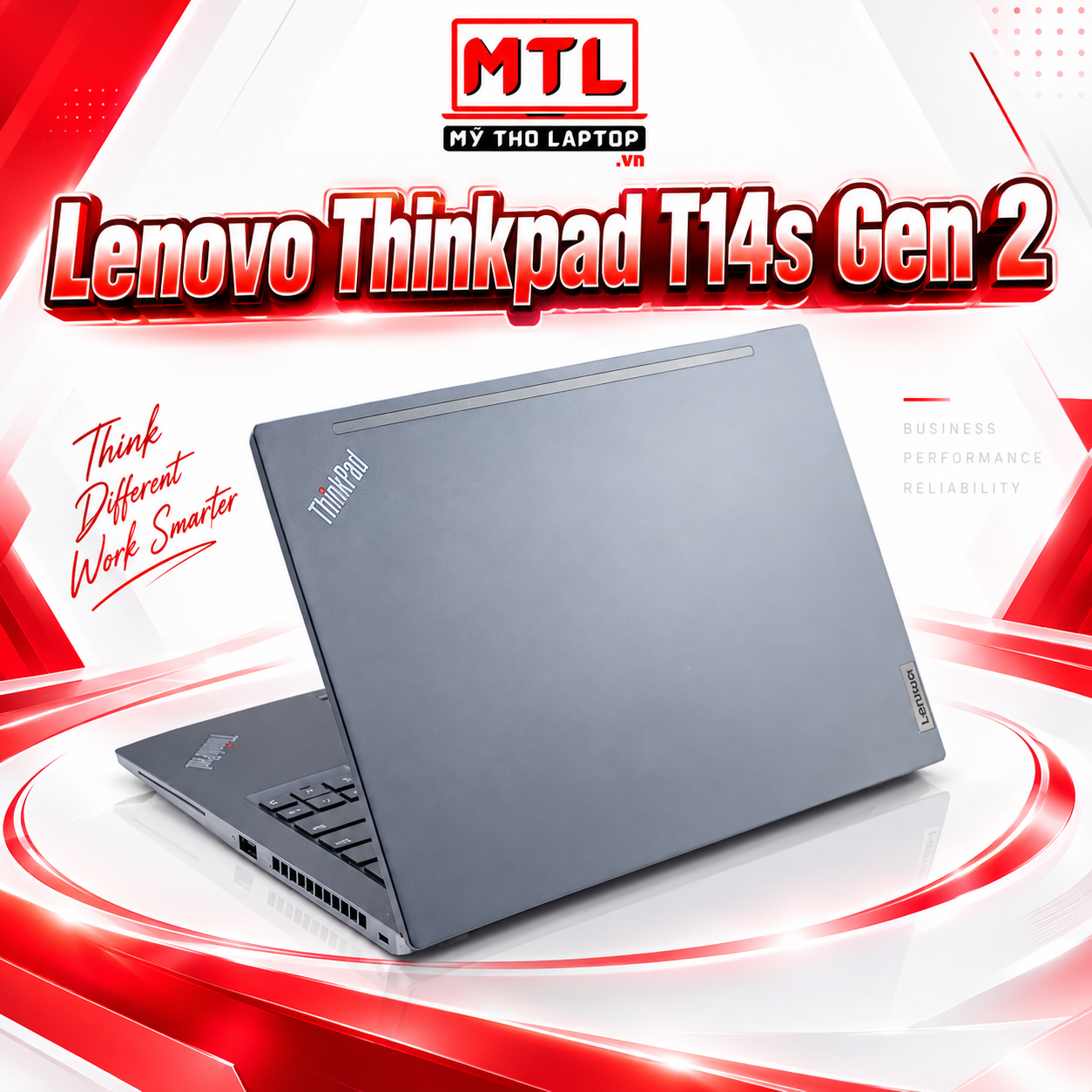 Lenovo Thinkpad T14s Gen 2 | AMD Ryzen 7 Pro 5850U | Ram 16GB | SSD 256GB | 14 inch FHD Touch