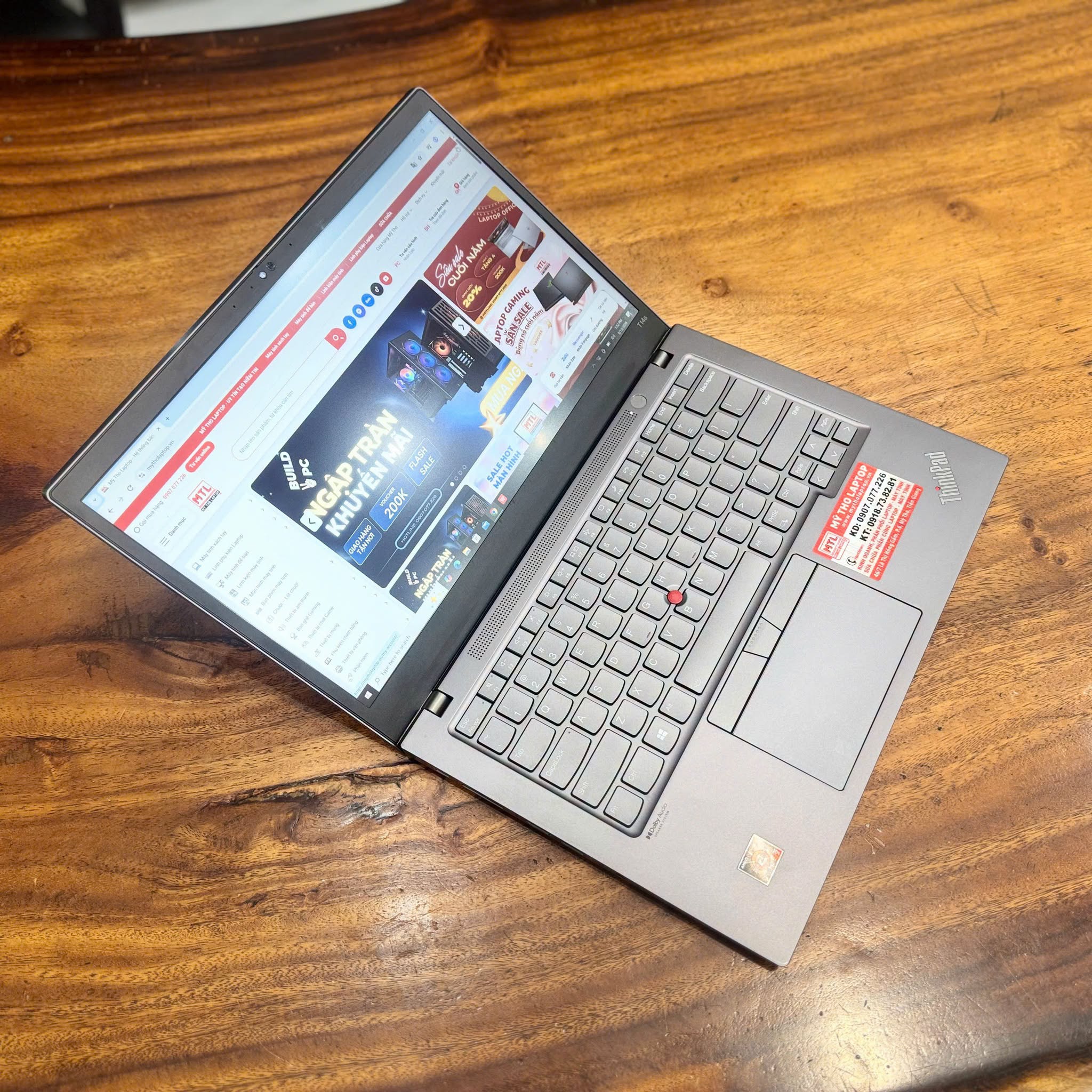 Lenovo Thinkpad T14s Gen 2 | AMD Ryzen 7 Pro 5850U | Ram 16GB | SSD 256GB | 14 inch FHD Touch - Ảnh 6